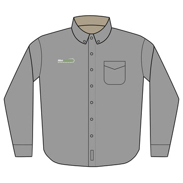 MiniTrencher Long Sleeve Button Up Shirt - 0