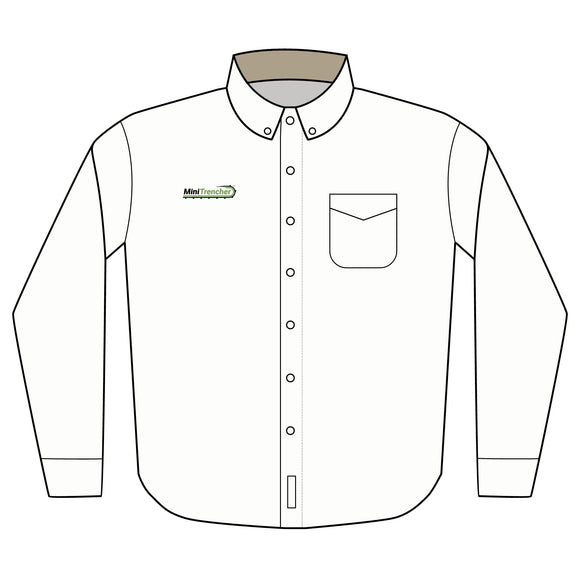 MiniTrencher Long  Sleeve Button Up Shirt